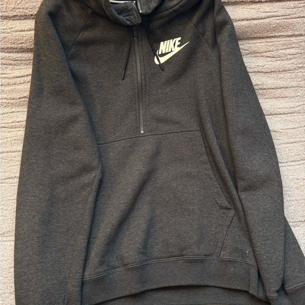 Nike Women's Gray Zip-Up Sweater